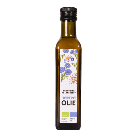 Rømer Hørfrøolie Koldpresset Økologisk | 250 ml fra Rømer på Mecindo.dk