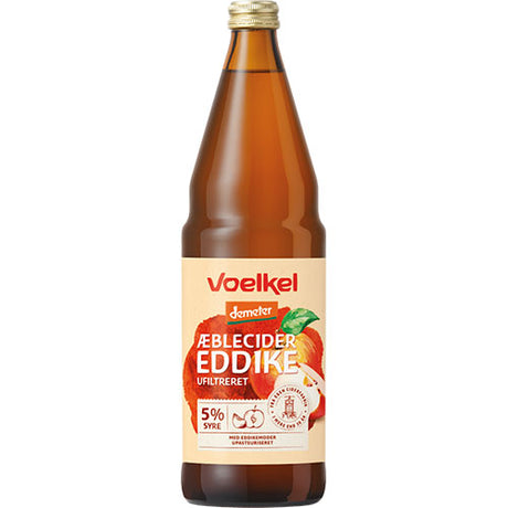 Voelkel AEblecidereddike, ufiltreret Økologisk Demeter | 750 ml fra Voelkel på Mecindo.dk