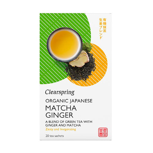 Clearspring Matcha Ginger Te Økologisk | 36 gr fra Clearspring på Mecindo.dk