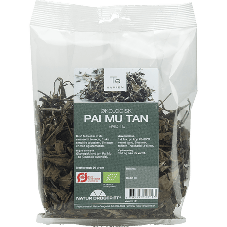 Natur-Drogeriet Hvid Te - Pai Mu Tan Økologisk | 50 g fra Natur-Drogeriet på Mecindo.dk