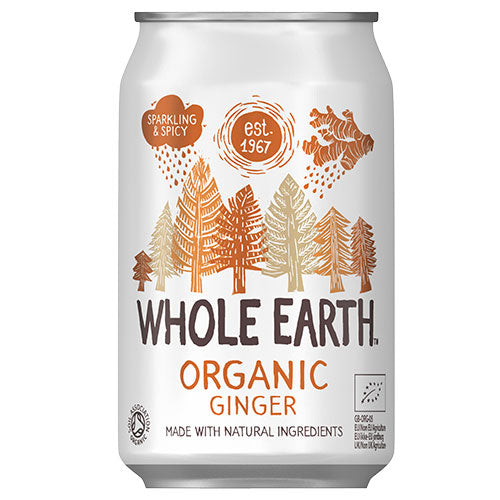 Whole Earth Ingefaer Sodavand Ø Whole | 330 ml fra Whole Earth på Mecindo.dk
