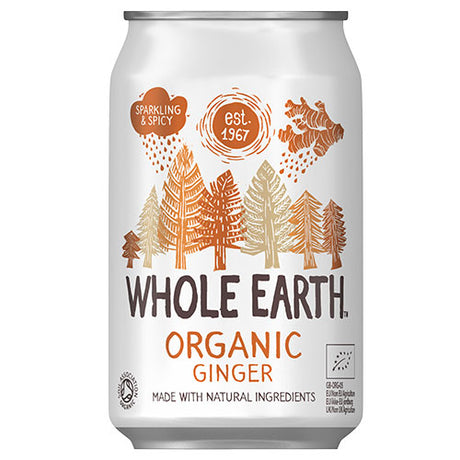 Whole Earth Ingefaer Sodavand Ø Whole | 330 ml fra Whole Earth på Mecindo.dk