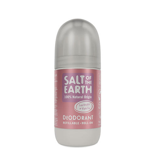 Salt of the earth Roll-on Deo (75 ml) | Lavender & Vanilla fra Salt of the earth på Mecindo.dk
