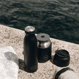 AYA&IDA Drinking Bottle 500ml | Matte Black fra AYA&IDA på Mecindo.dk