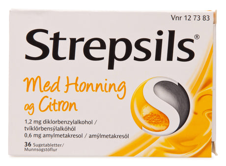 Strepsils Honning & Citron | 36 Tabl. fra Strepsils på Mecindo.dk