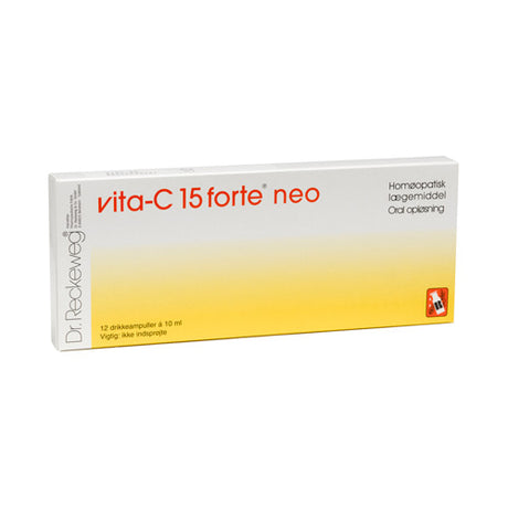 Dr. Reckeweg Vita C15 12x10 Ml Ampuller | 120 ml fra Dr. Reckeweg på Mecindo.dk