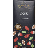 BonVita Chokolade Mørk 72% Cacao Ø | 100 gr fra BonVita på Mecindo.dk