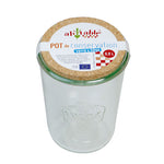 Ah table Opbevaringsglas M. Kork Låg | 0,9 L