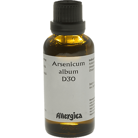 Allergica Arsenicum Album D30 | 50 ml fra Allergica på Mecindo.dk