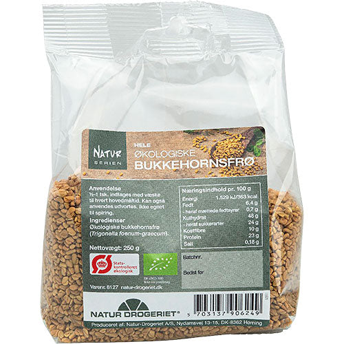 Natur-Drogeriet Bukkehornsfrø Økologisk | 250 gr
