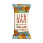 Lifebar Havre Snack Protein Salted Caramel Crisp Økologisk | 40 gr