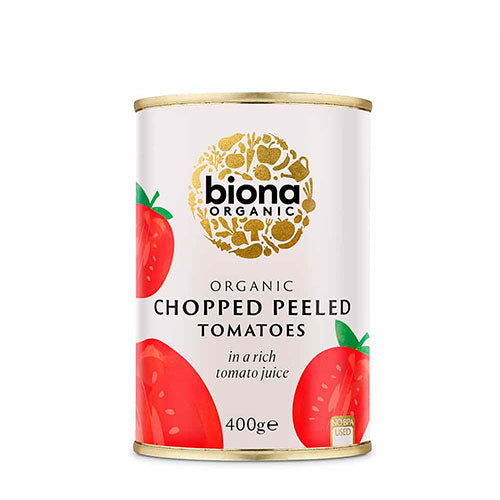 Biona Organic Hakkede Tomater Økologisk | 400 gr fra Biona Organic på Mecindo.dk