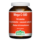 HealthCare Health Care Mega C 500 Mg | 150 Tabl. fra HealthCare på Mecindo.dk