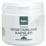 Nutri Serien Vegetabilske Kapsler Tomme | 360 kapsler