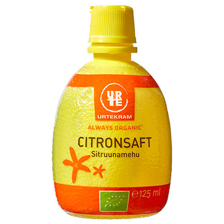 Urtekram Citronsaft Økologisk | 125 ml fra Urtekram på Mecindo.dk