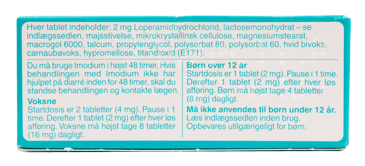 Imodium Mod Diarre | 20 Tabl. fra Imodium på Mecindo.dk