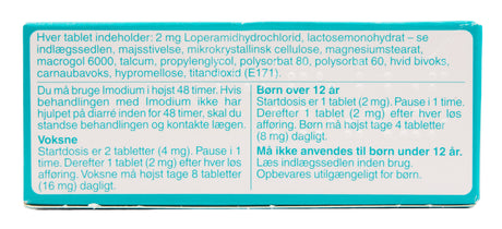 Imodium Mod Diarre | 20 Tabl. fra Imodium på Mecindo.dk