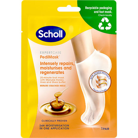 Scholl Pedimask Manuka Honey 50g fra Scholl på Mecindo.dk