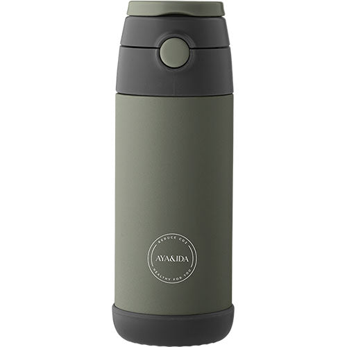 AYA&IDA Kids Straw Bottle (350 ml) | Tropical Green fra AYA&IDA på Mecindo.dk