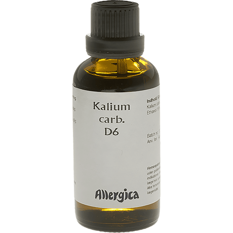 Allergica Kalium Carb. D6 | 50 ml fra Allergica på Mecindo.dk