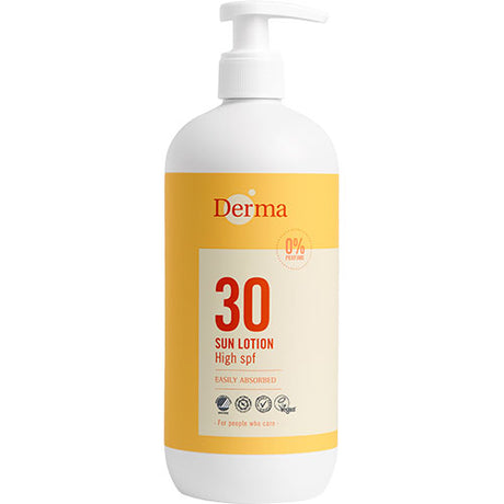 Derma Sollotion Spf30 | 500 ml fra Derma på Mecindo.dk