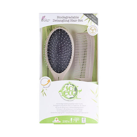 So Eco Hårbørste Saet Detangling fra So Eco på Mecindo.dk