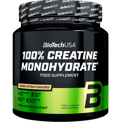 BioTechUSA Creatine Monohydrate 300 g | Neon Citrus fra BioTechUSA på Mecindo.dk