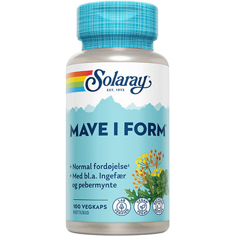 Solaray Mave I Form | 100 kapsler fra Solaray på Mecindo.dk