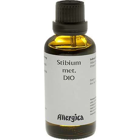 Allergica Stibium Met. D10 | 50 ml fra Allergica på Mecindo.dk
