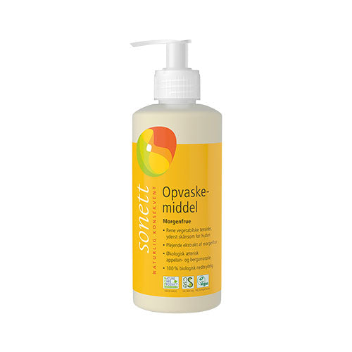 Sonett Opvaskemiddel Morgenfrue | 300 ml fra Sonett på Mecindo.dk