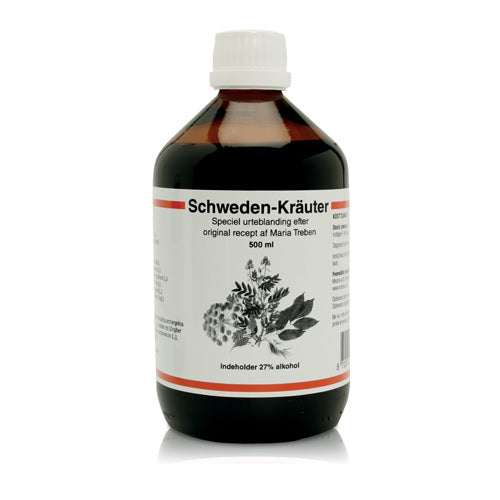 Marie Treben Schwedenkräuter | 500 ml fra Marie Treben på Mecindo.dk