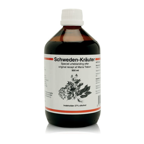 Marie Treben Schwedenkräuter | 500 ml fra Marie Treben på Mecindo.dk