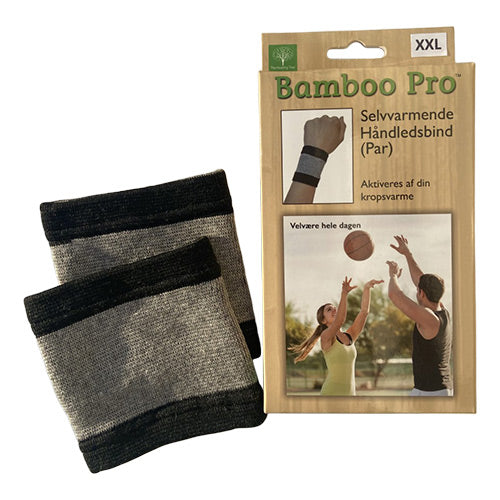 Bamboo Pro Håndledsbind, Selvvarmende | Str. XXL fra Bamboo Pro på Mecindo.dk