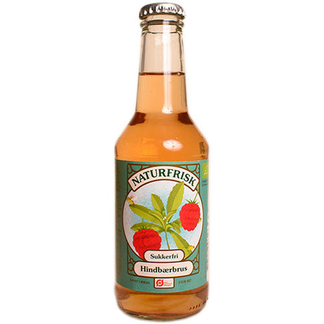 Naturfrisk Økologisk Hindbærbrus Sukkerfri | 250 ml