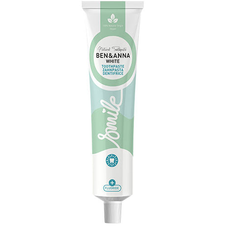 Ben & Anna Toothpaste (75 ml) | White + Fluoride fra Ben & Anna på Mecindo.dk