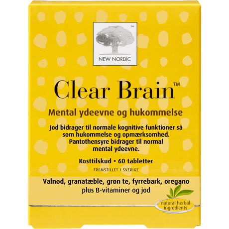 New Nordic Clear Brain | 60 tabletter