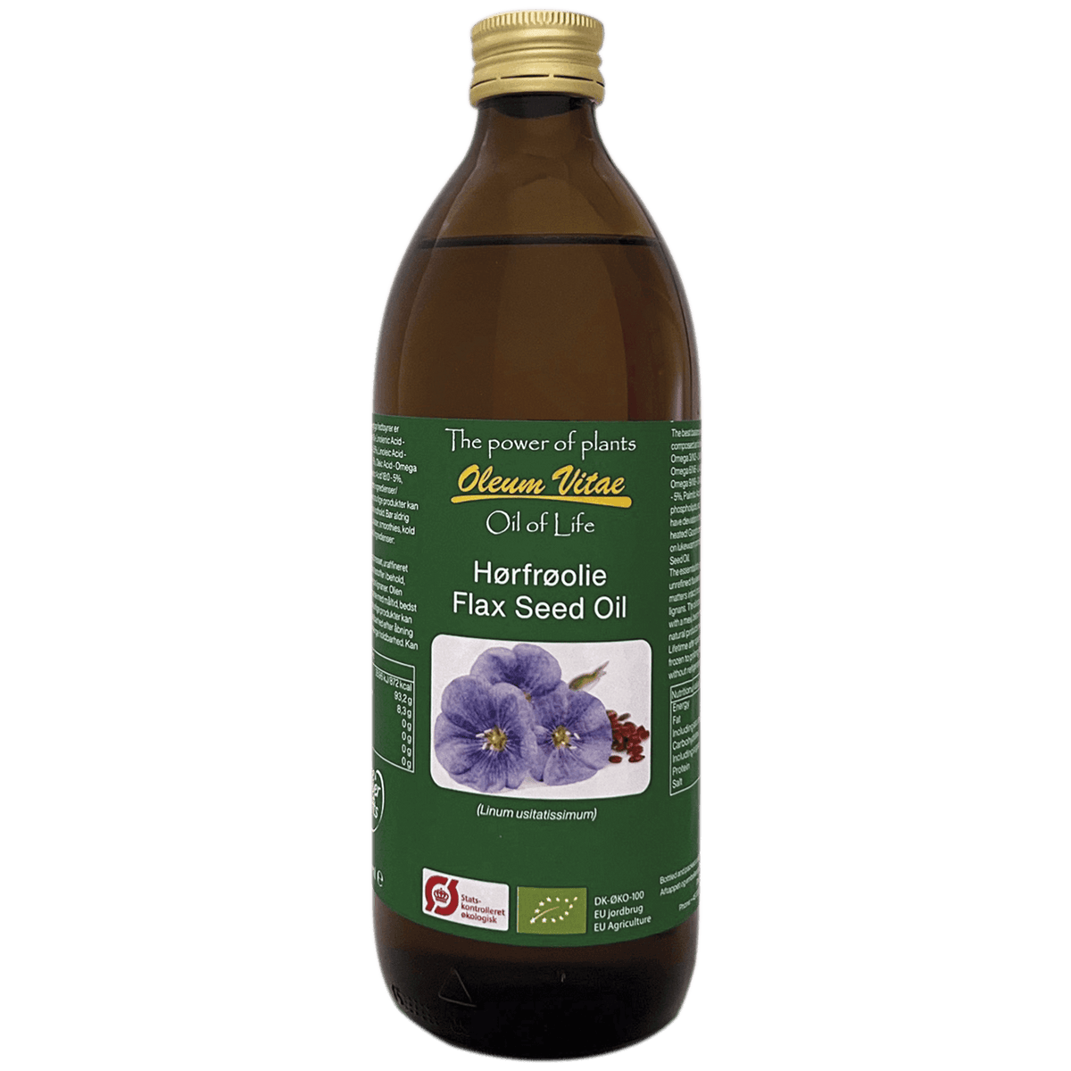 Oil of Life Ren Hørfrøolie Økologisk | 500 ml