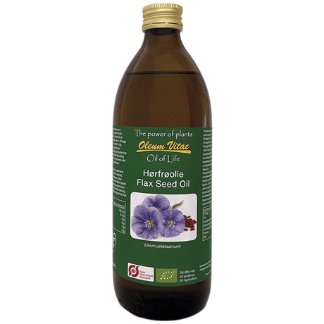 Oil of Life Ren Hørfrøolie Økologisk | 500 ml