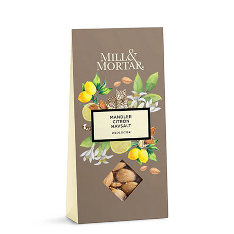 Nutty Munch Mandler Citron Havsalt Økologisk | 100 gr fra Nutty Munch på Mecindo.dk