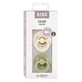 BIBS Colour Latex Size 2 Ivory/Sage 2 PACK fra BIBS på Mecindo.dk