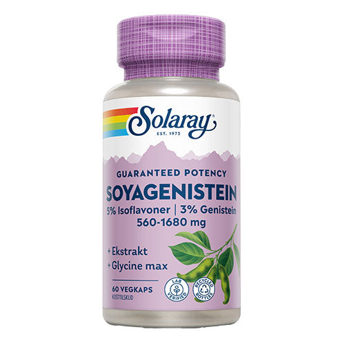 Solaray Soyagenistein | 60 kapsler fra Solaray på Mecindo.dk