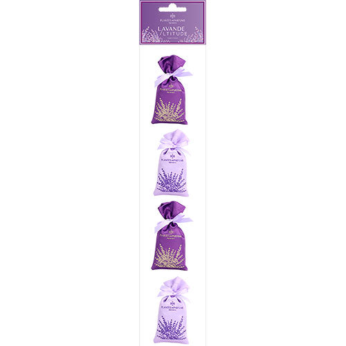 Plantes & Parfums Lavendelposer i bomuldssatin | 4x18 gr fra Plantes & Parfums på Mecindo.dk