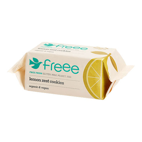 Doves Farm Organic Lemon Zest Cookies Glutenfri | 150 gr fra Doves Farm på Mecindo.dk