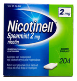 Nicotinell Spearmint, 2 mg, 204 stk. fra Nicotinell på Mecindo.dk