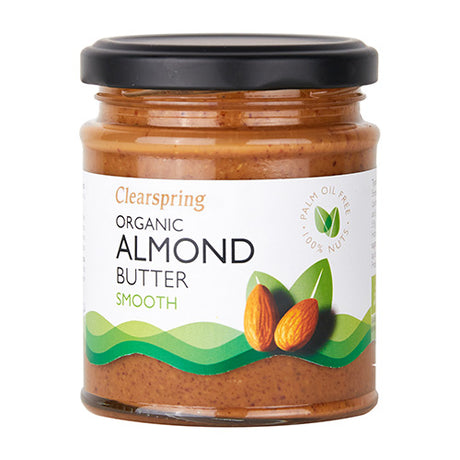 Clearspring Mandelsmør Smooth Økologisk | 170 gr fra Clearspring på Mecindo.dk