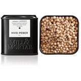 Mill & Mortar Hvid Peber Hel Økologisk | 50 gr fra Mill & Mortar på Mecindo.dk