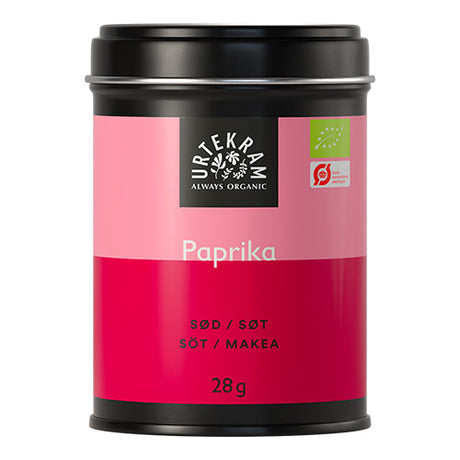 Urtekram Paprika Sød Økologisk | 28 gr fra Urtekram på Mecindo.dk