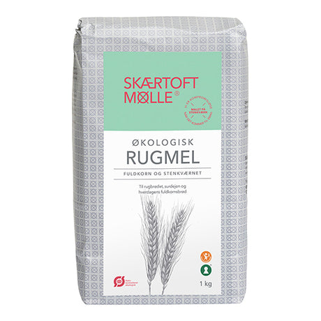 Skaertoft mølle Rugmel Fuldkorn Økologisk | 1 kg fra Skaertoft mølle på Mecindo.dk