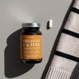 NORDBO Vegan D3, C & Zink | 90 kapsler fra NORDBO på Mecindo.dk
