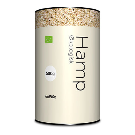 WellNOx Hampfrø Økologisk | 500 gr fra WellNOx på Mecindo.dk